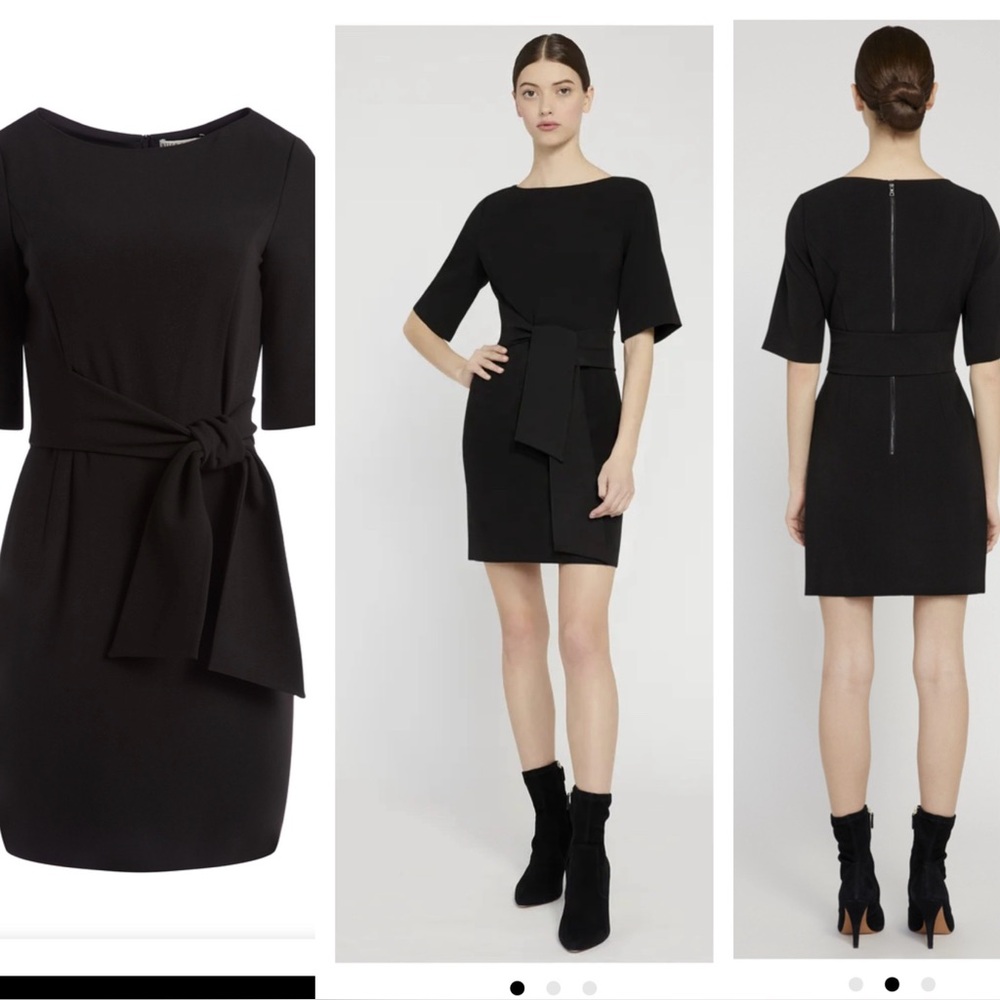 Alice and Olivia VIRGIL BOAT NECK MINI DRESS - NWT